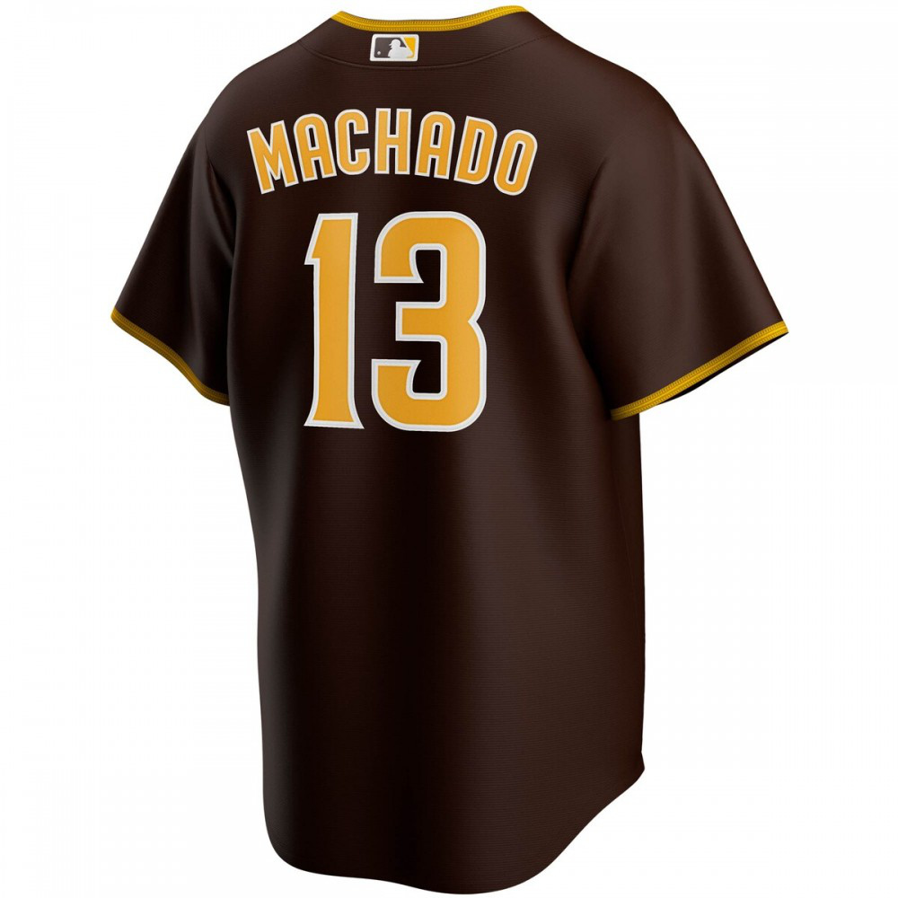 Manny Machado San Diego Padres Alternate Replica Player Jersey - Brown-Pro Kit Vault | Brand New 26/27 Sports Jerseys